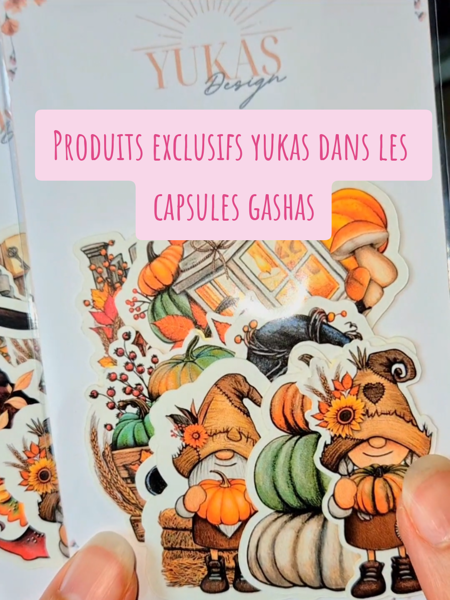 Je créée des nouveautés Yukas qui seront inclues dans les capsules gashas. 🍁 Un ensemble de stickers fermiers d’automne et un set japonais d’enveloppe, papier à lettre et stickers sceau. #asmr #stickers #japon #automne #stationnery 