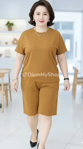 Set bộ tay ngắn quần lỡ bigsize cho chị em trung niên #dobotrungnien #Thoitrangtrungnien #thoitrangbigsize #MacDepMoiNgay #xuhuong 