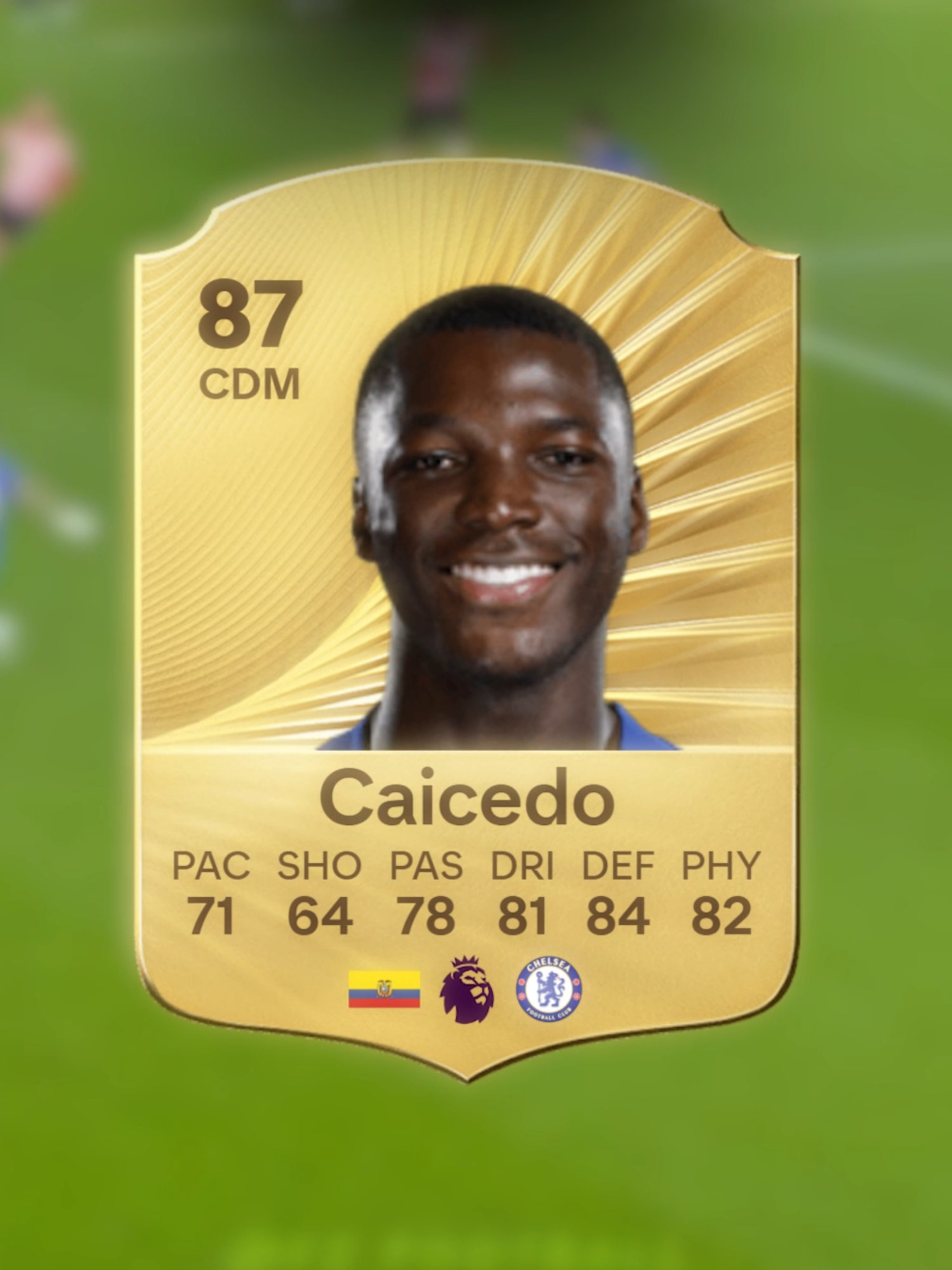 Fixing Caicedo's FC 26 Card #fc26 #football #PremierLeague