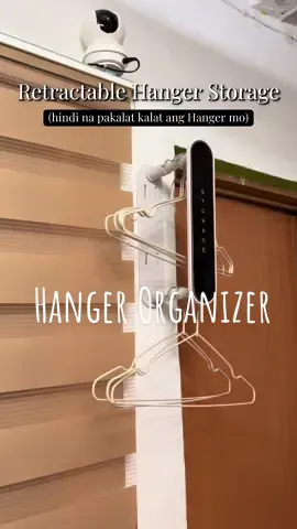 Mas organized ang hanger mo kapag may ganito kang organizer 🥰 #retractablehangerstorage #retractablehangerorganizer #hangerorganizer 