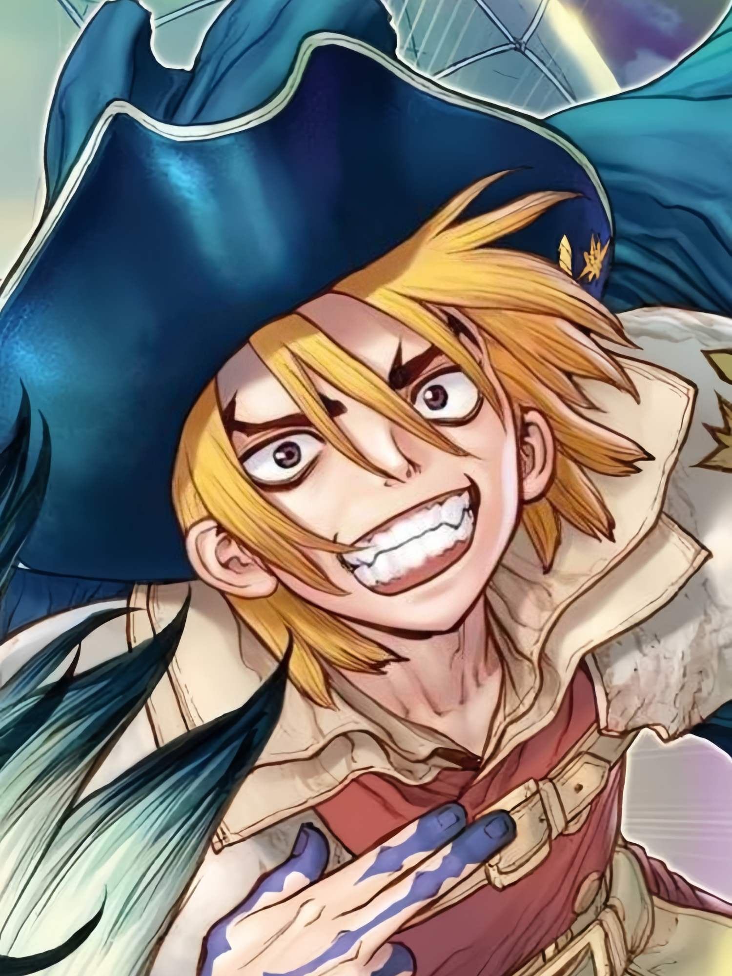 Ryusui Nanami, The Greediest Person in the World. #drstone #drstoneanime #ryusuinanami