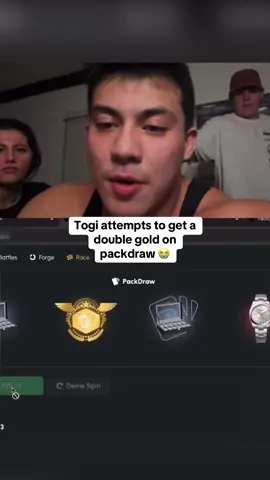 Togi attempts to get a double gold on packdraw 😭 #kickstreaming 