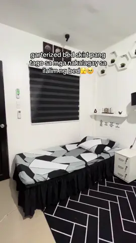 solusyon para maitago ang dapat itago😩🥴  #bedskirt#bedcurtain#bedsheetgarterized 