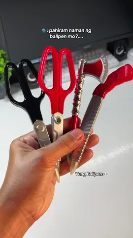 Ikaw ano gusto mong ballpen dito??🫣 #ballpen #coolpen #uniquepen #toypen #scissorpen 