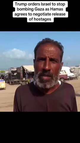 Trump orders Israel to stop bombing Gaza as Hamas agrees to negotiate release of hostages#news #israel #hamas #negotiate #release 