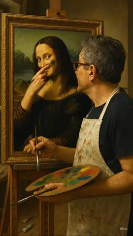 PINTURA REALISTA - prompt nos comentários - #prompt #chatgpt #flow #ia #monalisa 