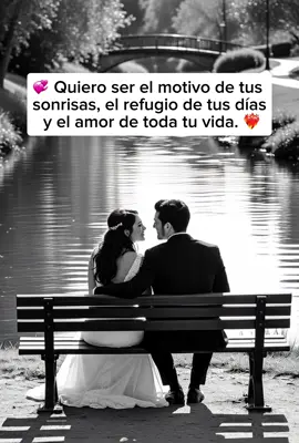 💞 Quiero ser el motivo de tus sonrisas, el refugio de tus días y el amor de toda tu vida. ❤️‍🔥 ✨#AmorEterno 💍 #TeAmo 💋 #PorSiempre 💞 #FelizContigo 🌹 #LoveYou ❤️‍🔥 #Enamorados 💫 #FrasesDeAmor 📖 #NuestroDestino 🌌 #Forever ∞ #AmorVerdadero 💕 #MiVida 💖 #ContigoSiempre ❤️