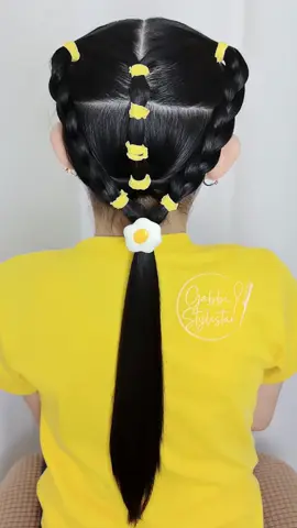 Egg-cellent hair day! 🍳✨💛