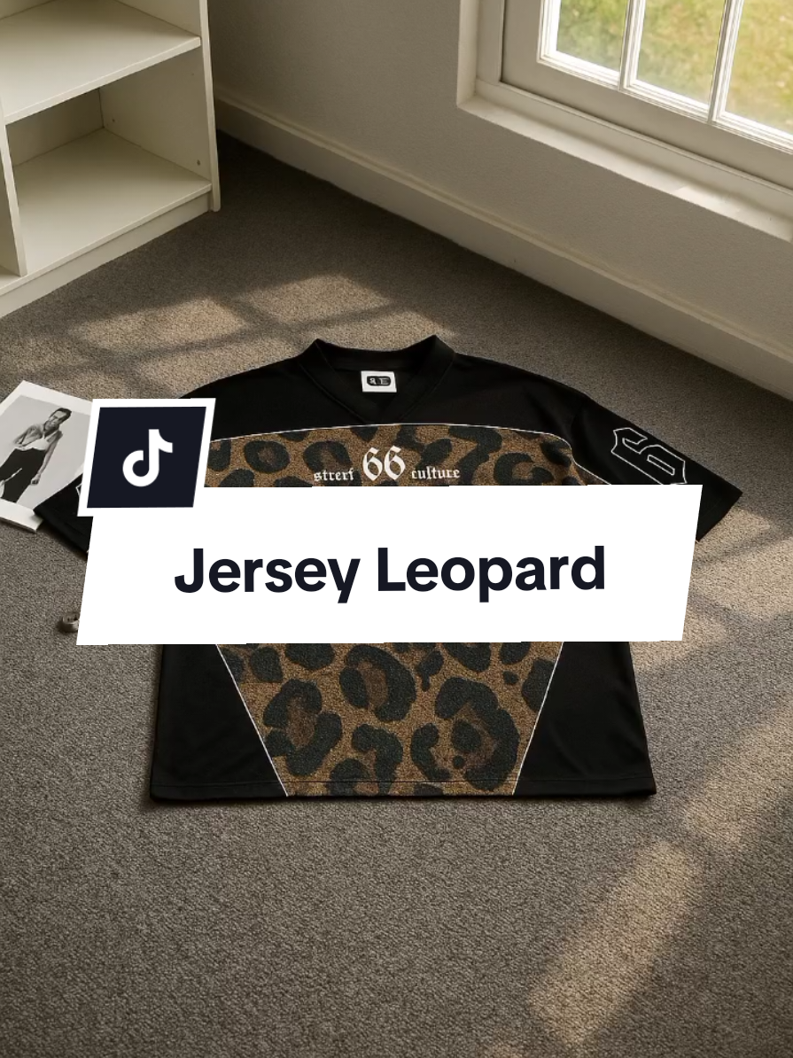 Jersey Leopard LOOKNYA Kece abis woyyy😭🔥🔥🔥#jersey #jerseyboxy #jerseyleopard #kekinianbanget #outfitinspo 