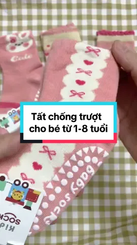 Sắm combo 5 đôi tất chống trượt quá xinh cho bé nhà mình thôi mấy mom ơi 🥰🥰 #tattreem #votreem #vochongtruot #phukientreem #fyp 