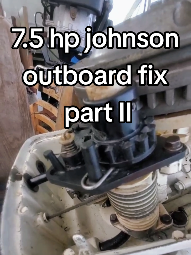 Part 2 of fixing my 1983 Johnson 2-stroke outboard. I already cleaned the carb and freed up the throttle — now it’s time to tear into the recoil starter and hopefully get this motor to fire. These old Johnsons are simple but stubborn, and I’m determined to bring this one back to life for my Gheenoe. once its fires up. then ill do the impeller & water pump. #OutboardRepair #Johnson #Outboard  #BoatRestoration #2Stroke #SmallEngineRepair #DIYBoatProjects