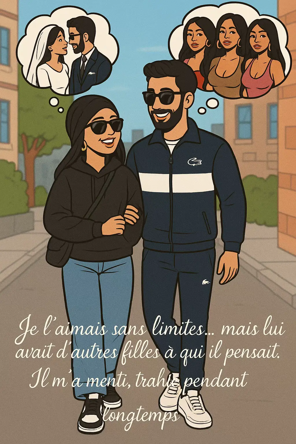 Je l’aimais sans limite, mais lui a choisi la trahison. Parfois, le plus dur n’est pas de perdre quelqu’un… mais de réaliser qu’il ne t’a jamais respectée 💔 #FYP #حسبي_الله_ونعم_الوكيل #douleur #trahison #lhob💔💔🥺🥺 