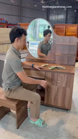 DIY Furniture Hack – Hidden Compartment in a Vanity Table #videos #woodscraft #furniture #virals #viralreelschallenge #viralvideochallenge 