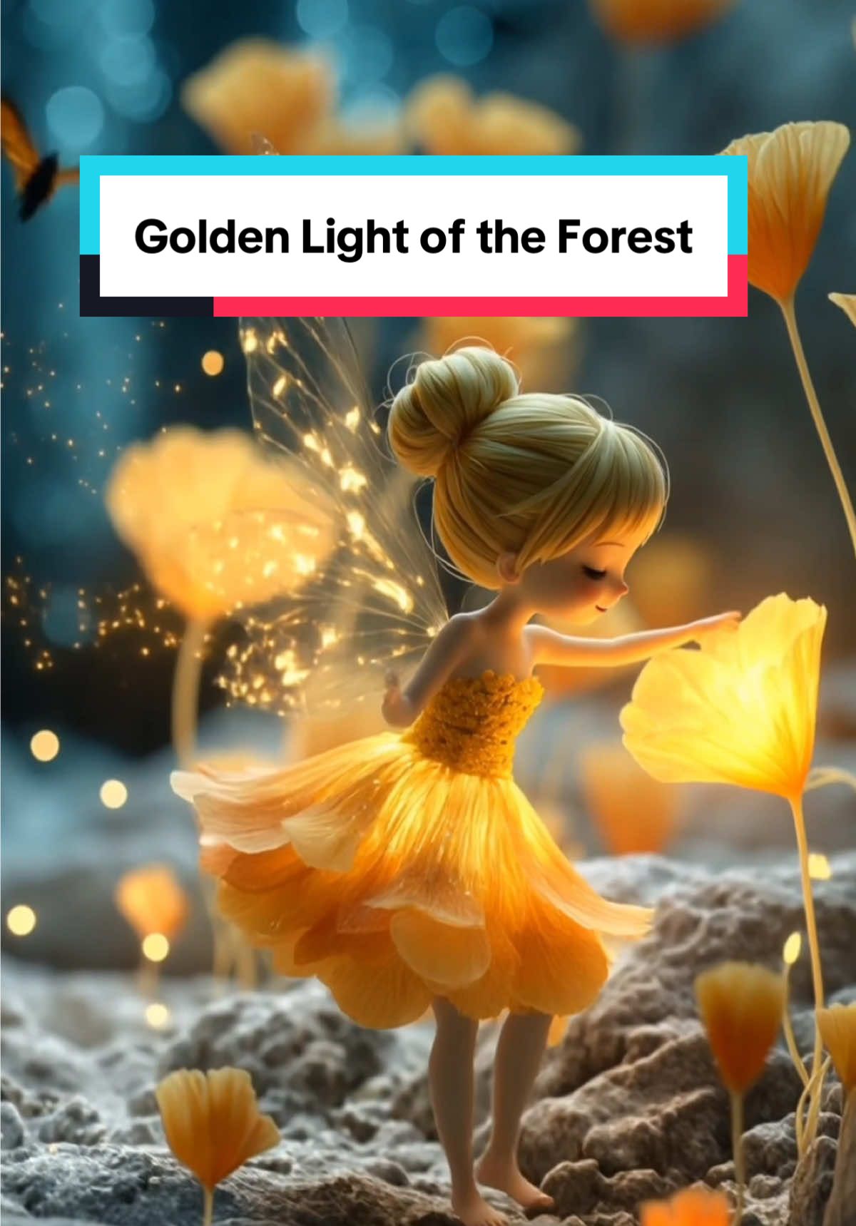 In a hidden corner of the enchanted woods, a little fairy discovers a glowing treasure — a chest full of stardust that dances around her wings. As she lifts her hands, the magic lights up the forest, turning every leaf into gold. 🍂🧚‍♀️ Generated with love via basedlabs.ai 💛   What do you think about this video? 🌟 Would you like to see more fairies or maybe a magical night scene next time? ✨ #aiart #gold #fantasy #ai #fairy 