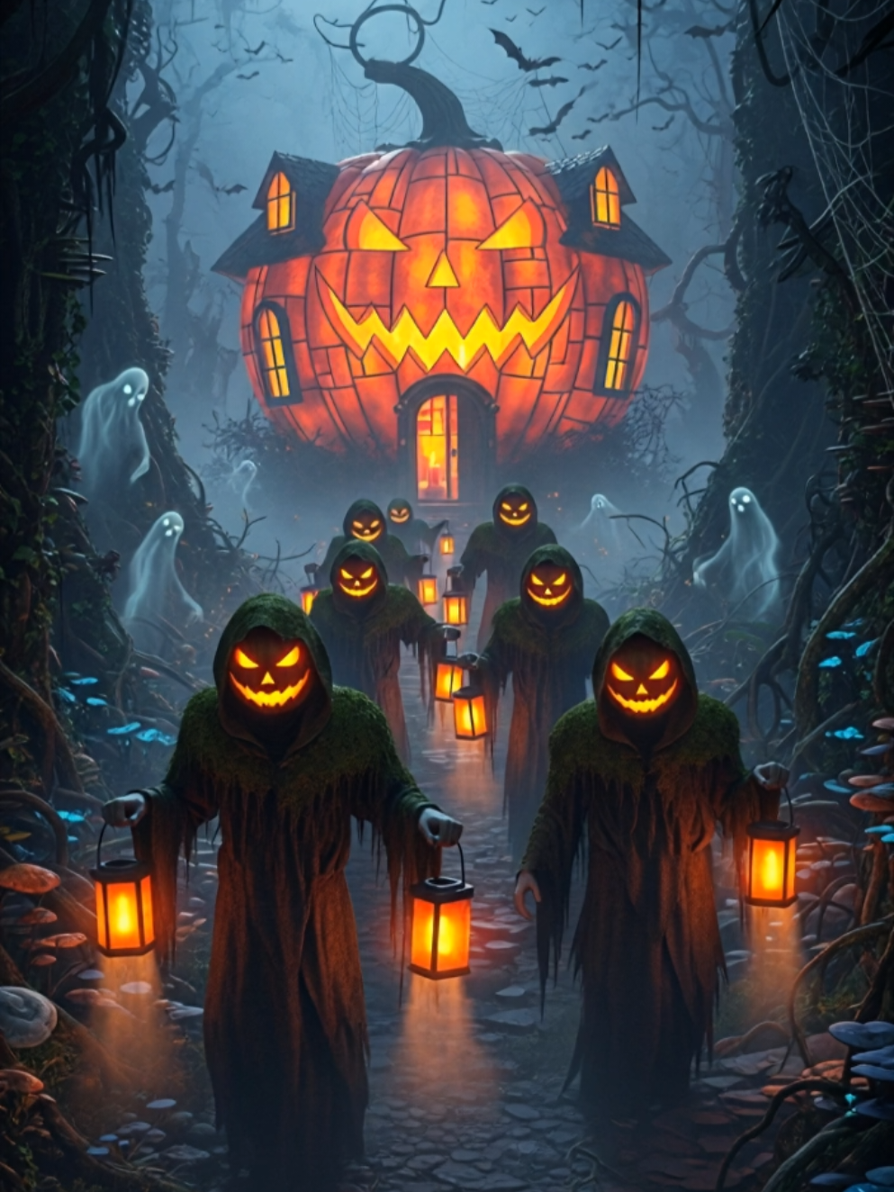 #halloween #foryou #darkfantasy #pumpkinwarrior #viral 