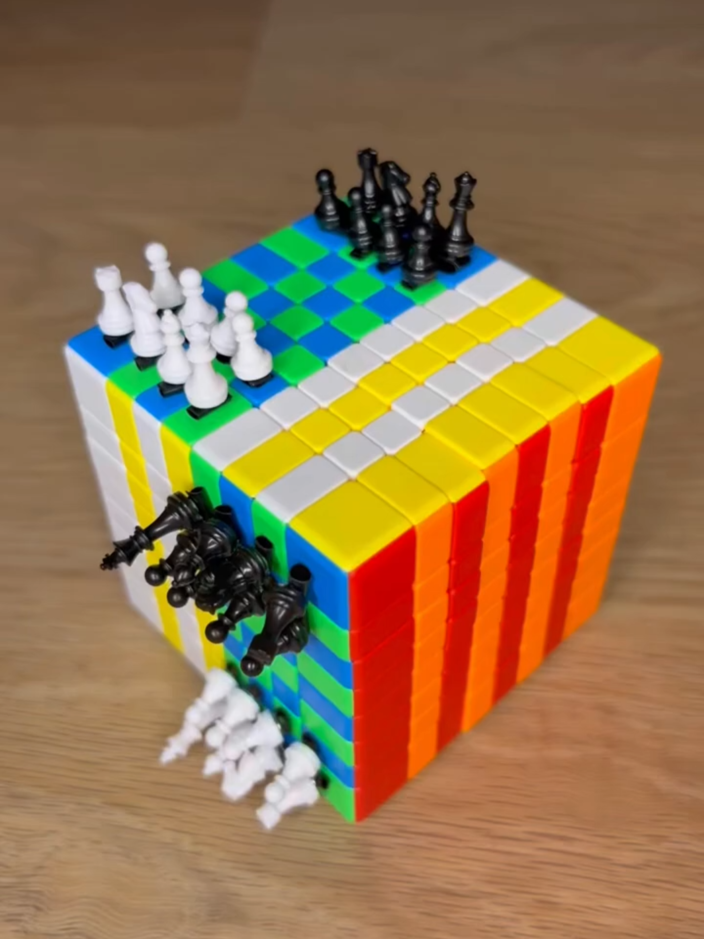 Rubik’s Cube Chess! #chess #chesstok #fyp #viral