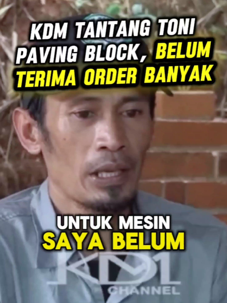 KDM Tantang Toni Paving Block Plastik, Belum Terima Order Banyak 😁 Menurutnya Dari Segi Mesin Yang KANG Toni Miliki BELUM Mampu PRODUKSI Banyak 😁 #kdm #dedimulyadi #kangdedimulyadi #pavingblock #gubernurjabar 