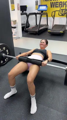 Hip thrust 65kg💪🏼🍑 #khrystamhaevlog #hipthust #fyp 