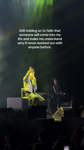 Been singing this song for weeks now. And got a different feels pag napanuod mo pala sya ng live. it was a fun night! Masyadong mapanakit but thank you @TJ Monterde and @KZ akala ko nakakoveon na ko pero tagos na tagos sakin ung mga kanta. Relapse nalang talaga tonight. 🥹🤍#sarilinatingmundo #melbourne #tjmonterde 