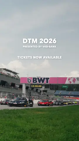 Tickets for the DTM Season Opener 2026 at the Red Bull Ring are available now – be there when the new season kicks off from April 24–26 🔥 🔗 in bio. #redbullring #DTM #DTM26