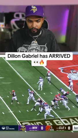 Dillon Gabriel has ARRIVED(first nfl start) 👀🔥 #browns #bikings #nfl 