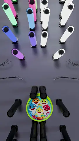baby shark -b2- marble music #marbleasmr #marblerace #babyshark #foryoupage 