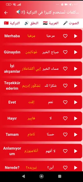 كلمات تستعمل كثيرا في تركيا كلمات باللغة التركية  تعليم اللغة التركية #تركيا 