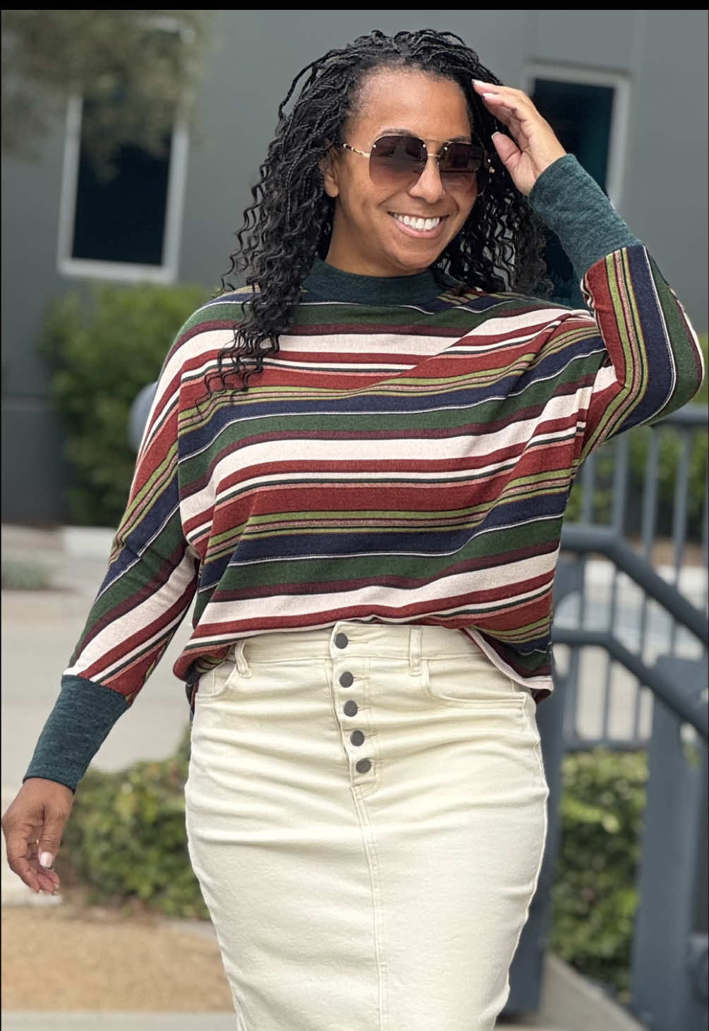 The perfect casual fit with all the perfect autum colors!! 🍁🍃🍁🍃 Shop this look in our website for under $50 at:  https://www.jademackenzie.com #womenownedbusiness #fashion #style #fall #outfit 