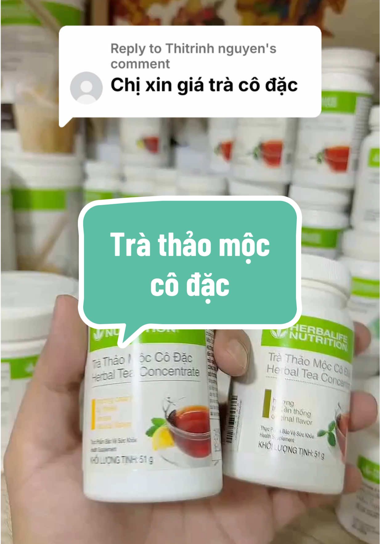 Trà thảo mộc cô đặc #giamcan #thaimo #thaidoc #herbalife 