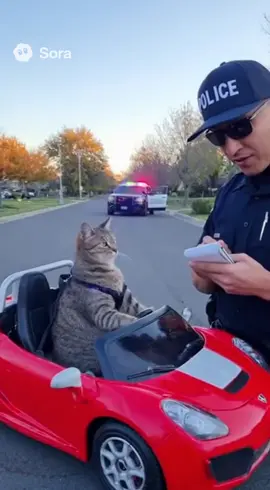 #ai #fyp #cat #car #cops 