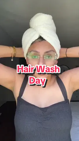 It’s hair wash day 💆🏽‍♀️🚿✨ #grwm #hairtips #haircare #postpartumhair #hairtok  @JVN Hair @K18 Hair 