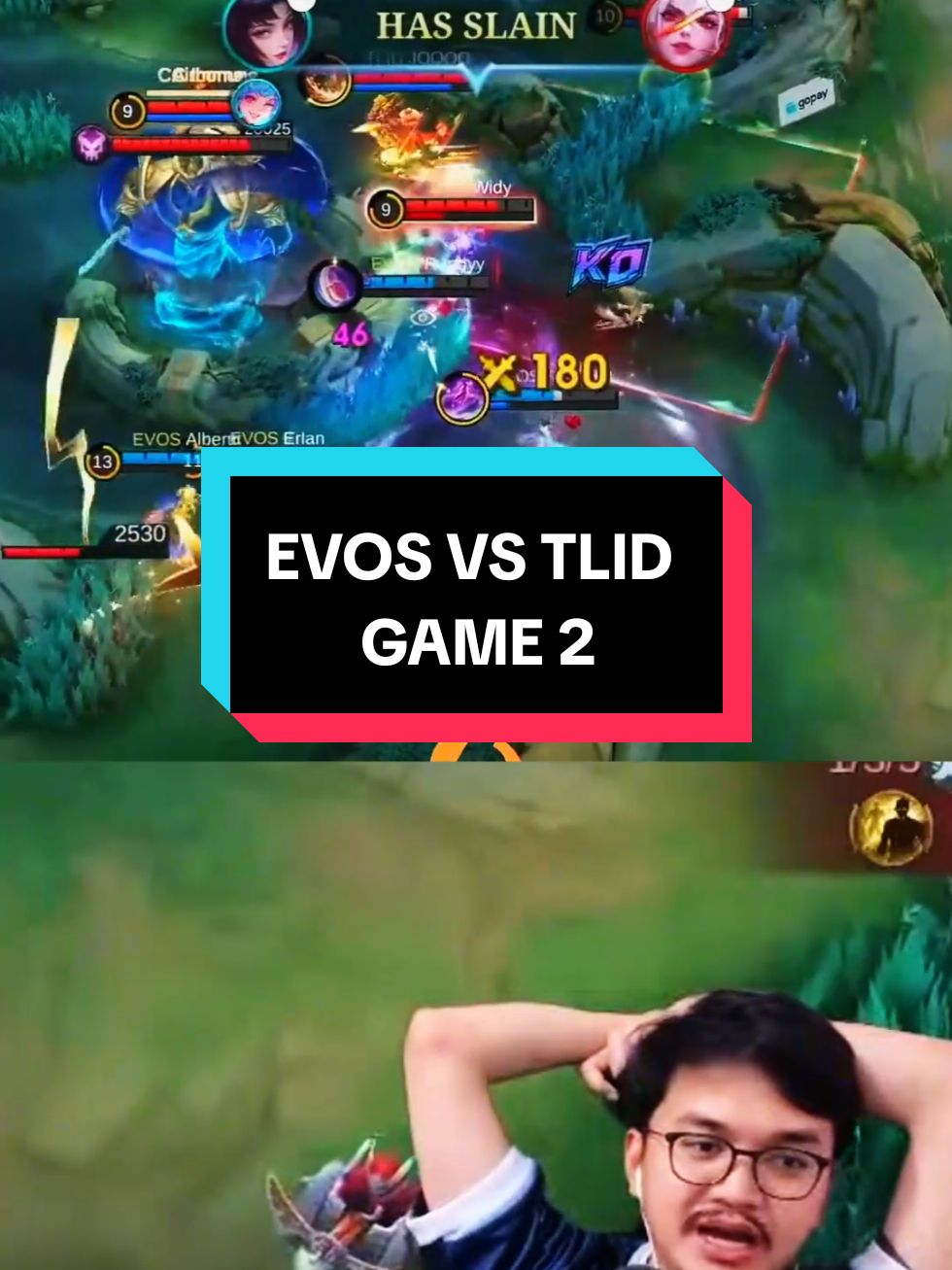 EVOS VS TLID GAME 2 #mpl #NEXTJagoanMabar #MLBBNEXT2025 