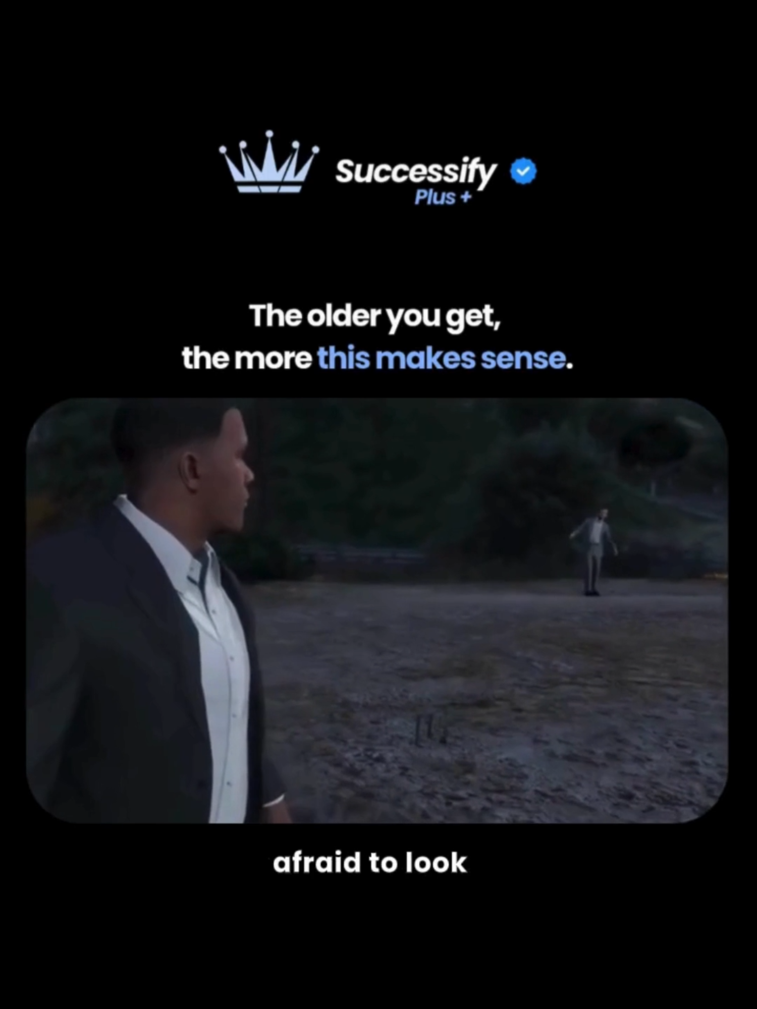 Michael doesn't romanticize life. He strips it down to its bare minimum. There wasn't any glory in what they did, but he assured Franklin with the only truth that mattered at that moment - their survival. In a world where loyalty and survival rarely coexist, this is the harshest lesson Los Santos gives #entrepreneur #successmindset #entrepreneurship #relatable #lifelesson #motivationalquotes #hopeocre #moviescene