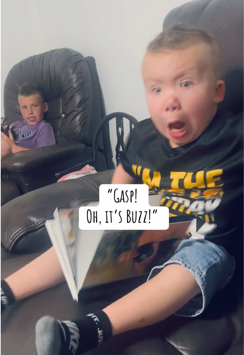 Replying to @sally_luttel  Every year on our sons birthday Buzz lightyear makes an appearance. Our son has two rare chromosome disorders, so rare that their is no name for either. We have been told that he is the only documented case in the world with the two combined. #disability #specialneeds #buzzlightyear #birthday 