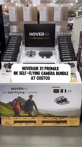 @HOVERAir Official X1 PROMAX  8K Self-Flying Camera Bundle At @Costco Wholesale  -Costco Bundle Includes: 2 Total Smart Batteries, Combo Case, and Charging Hub -10+ Preset Flight Modes, Including Follow, Zoom Out, and Cycling Mode -64GB of Built-in Storage -Powered by a 1/1.3” CMOS Sensor, PROMAX Supports Up to 8K/30fps Video & 4K/120fps -Follow Speeds Up to 26 mph, with a Top Burst Speed of 37 Mph Available at Costco and Costco.com  #costco #contentcreation #costcofinds