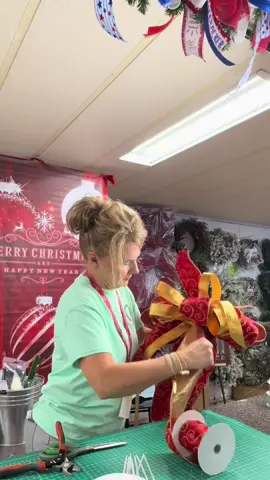 Let’s make some bows with Lorie and her customers 💗  Shop at tmigifts.com but don’t forget use code TMISHIP for free shipping when you spend $50 or more!  #christmas #fyp #christmasdecor #christmas2025 