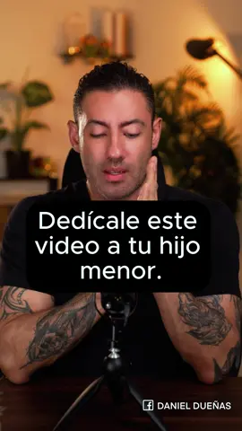 Dedícale este video a tu hijo menor. #personal #motivación #Frases #crianza #reflexiones     