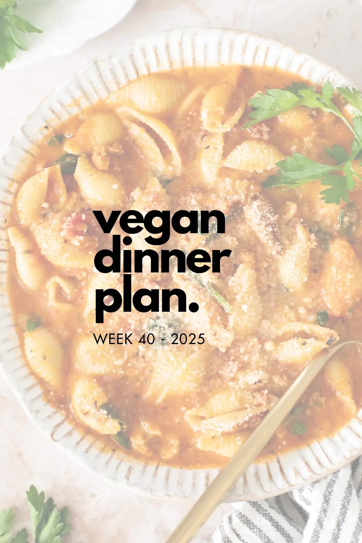 Day 13 of our Fall Series 🍁 is your week 40 vegan dinner plan 🎉🎉🎉 Here’s what we’re making this week: Monday: Creamy Sausage & Pasta Soup Tuesday: Quick Chickpea Tacos Wednesday: Red Curry Tofu Bowls Thursday: Simple Soyaki Eggplant Friday: Sweet Potato Rolled Tacos Get all of the recipes and a grocery list at the link in my bio 🤗 #thissavoryvegan #dinnerplan #mealprep #vegandinnerplan #vegandinnerideas 