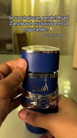 🚨 EDIÇÃO LIMITADA! 🚨 ASAD ZANZIBAR: O ÁRABE MAIS EXÓTICO CHEGOU! 💙🥥 Para quem ama ser exclusivo! O ASAD ZANZIBAR da Lattafa não é só um perfume, é uma edição limitada que está esgotando! Não perca o Árabe que une o luxo de Dubai com a vibe de uma ilha tropical. 🏝️ Este frasco azul é a sua passagem para o paraíso, perfeito para dias de sol ☀️, noites quentes e para quem quer um cheiro ÚNICO. #AsadZanzibar #Lattafa #PerfumeArabe #EdicaoLimitada #LimitedEdition     