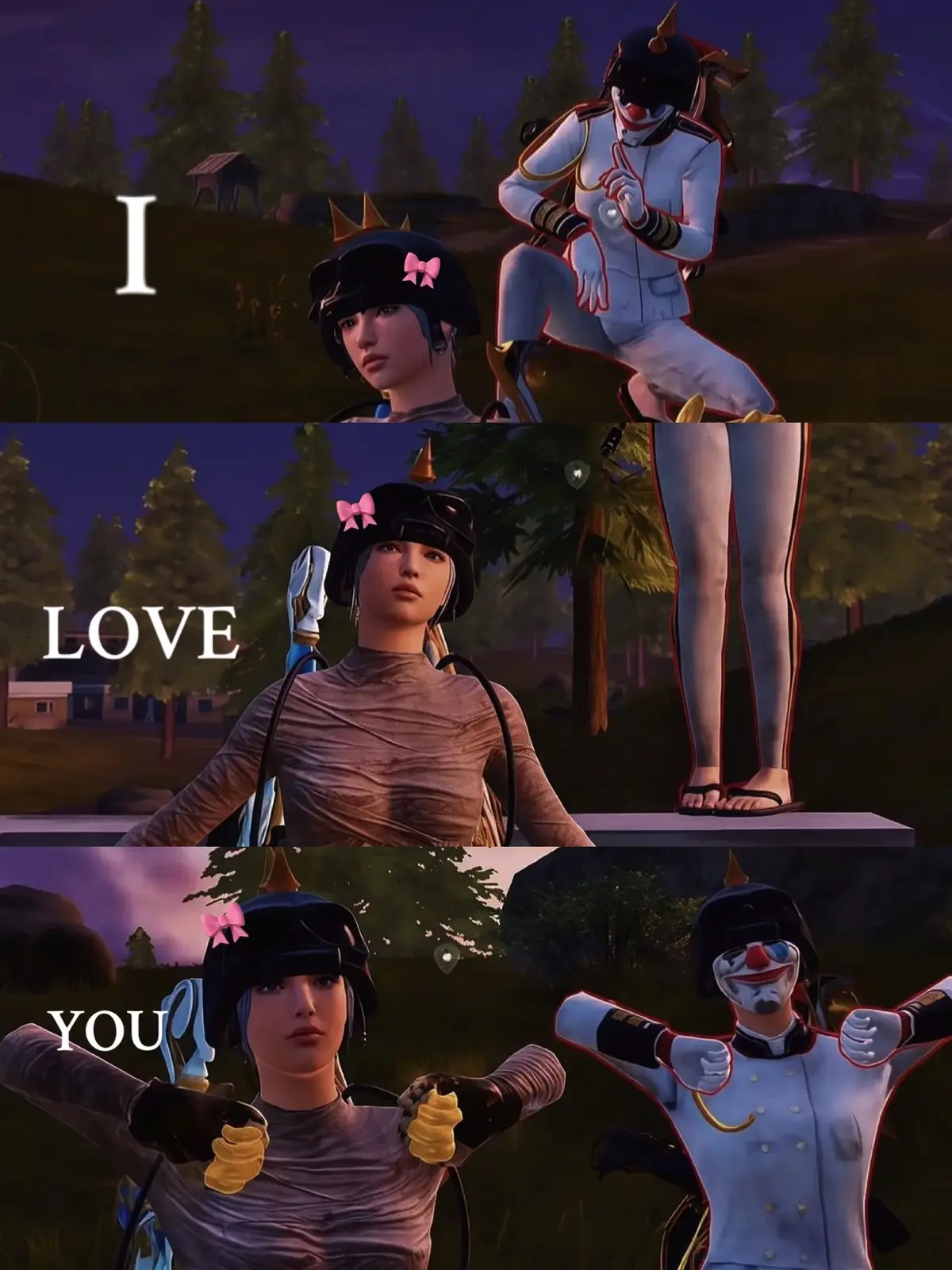 I love you babe…♾️✨🤍 #1millionaudition #pubg_girl #girlgamer #the_kiara #followme 