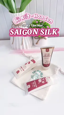 Đi du lịch hay công tác, chỉ cần mang theo combo mini Saigon Silk – tóc lúc nào cũng thơm chuẩn salon 🌷 #saigonsilk #daugoiboket #bokethoahong #goixa #chamsoccothe 