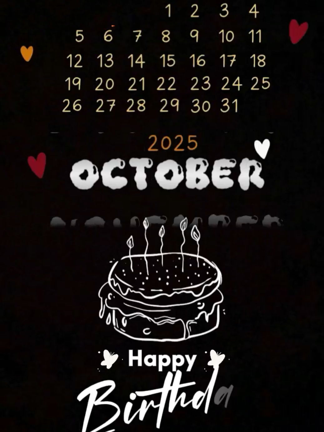 October birthday✨🎂 [ October 6th ] 📷 4 photo #CapCut #happybirthday #birthdaytemplate #capcutpioneer #pioneertemplate 