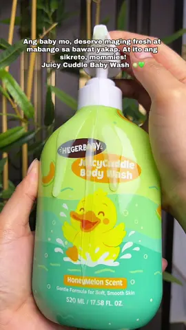 No more amoy-araw moments! This gentle baby wash removes pawis, keeps skin soft, and leaves a long-lasting HoneyMelon scent. Perfect for your little one 🛁👶 #hegerbaby #hegerbabyjuicycuddlebodywash #babywash #bathessentials #babybodywash 