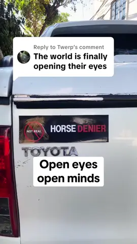 Replying to @Twerp Open eyes, open minds.