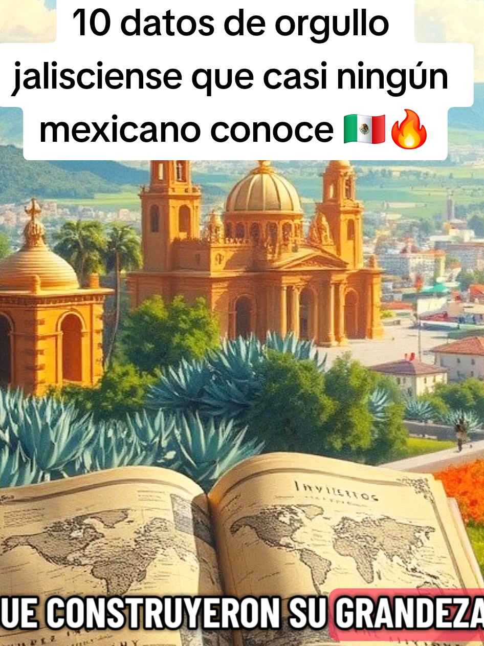 Jalisco es más que mariachi y tequila. Es historia, fuerza y raíces que dieron forma a México. Descubre los 10 datos de orgullo jalisciense que casi nadie conoce. 🇲🇽✨ #OrgulloJalisco #Jalisco #MéxicoConOrgullo #CulturaMexicana #HechoEnJalisco 
