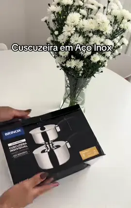 Cuscuzeira Inox Fogão de Indução Porção Individual Nordestino Cuscuzeiro de Caminhoneiro Peito de Moça 13cm 650ml Dcasa