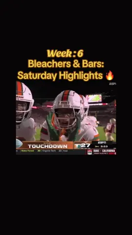Bleachers & Bars: Saturday Highlights 🔥 Fast-paced college football highlights, original street-style flow. Touchdowns, big hits, and hype all in one! #BleachersAndBars #CollegeFootball #GameDayBars #audiomack @canvasthemic #espn 