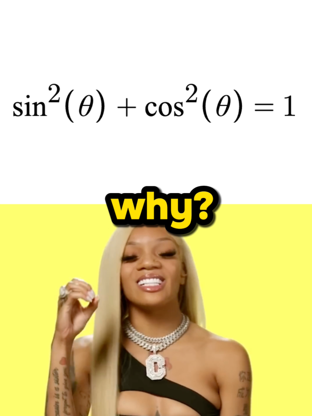 GloRilla and Chef Ramsay explain why sin² + cos² = 1 🔥🔥🔥 ⚠️DISCLAIMER⚠️: This is not real audio/video of GloRilla or Gordon Ramsay, and they did not actually say the things you see in the video. They’re deep fakes #trigonometry #math #engineering #onlock