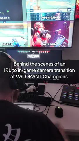 the observer, director and camera operator had a little fun on Abyss at #vctchampions! #Valorant #behindthescenes #producer #fnatic @Yehty 