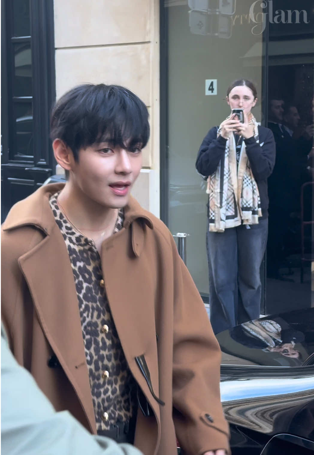 #taehyung today in Paris #fasionweek #paris #celine #bts 